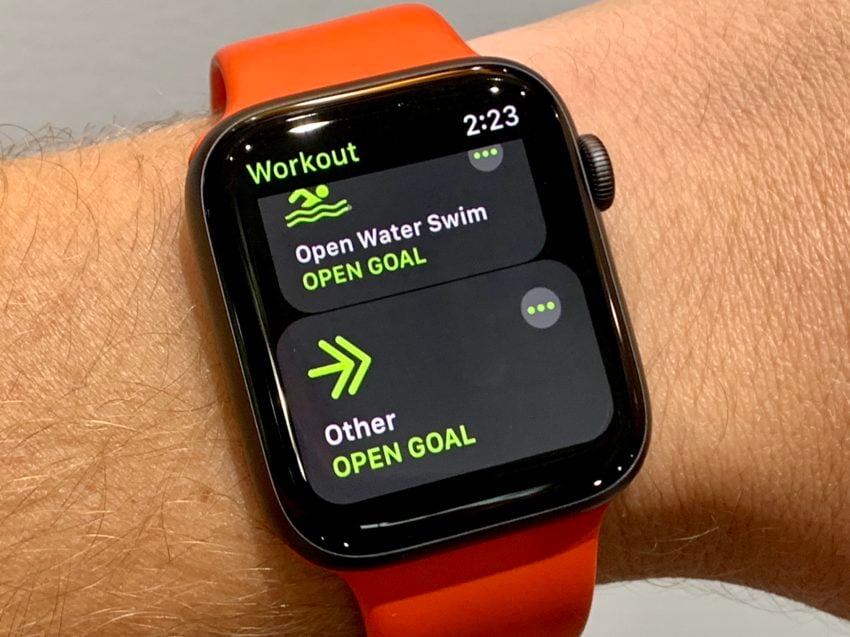 Trick the the Apple Watch into tracking your activity and exercise better by doing an other workout with an open goal. 