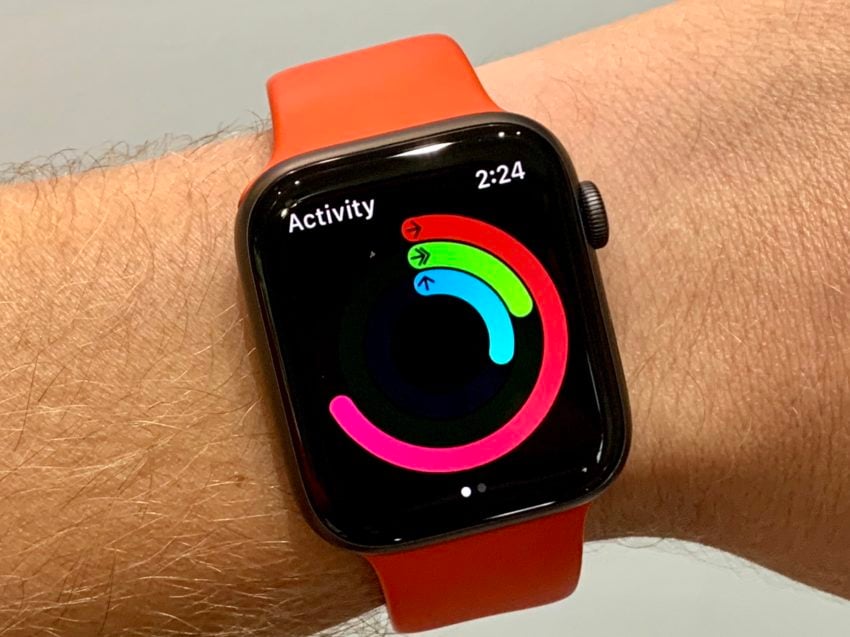 Take a walk to calibrate the Apple Watch fitness calculations. 