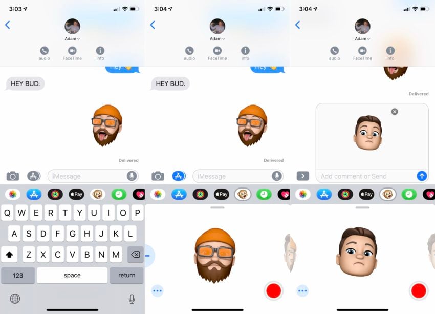 Cómo usar Memoji en Mensajes en iPhone. 