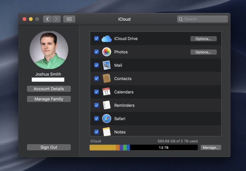 Fix macOS Mojave iCloud syncing problems. 