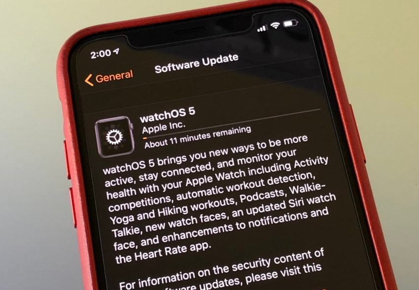 How to fix watchOS 5 install problems. 