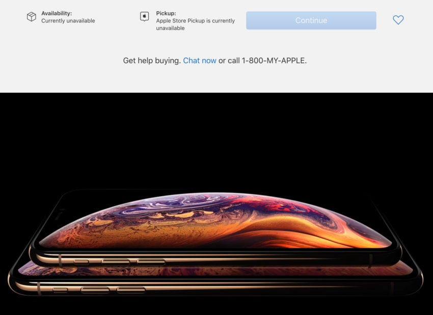 Favorite the iPhone Xs Model You Want