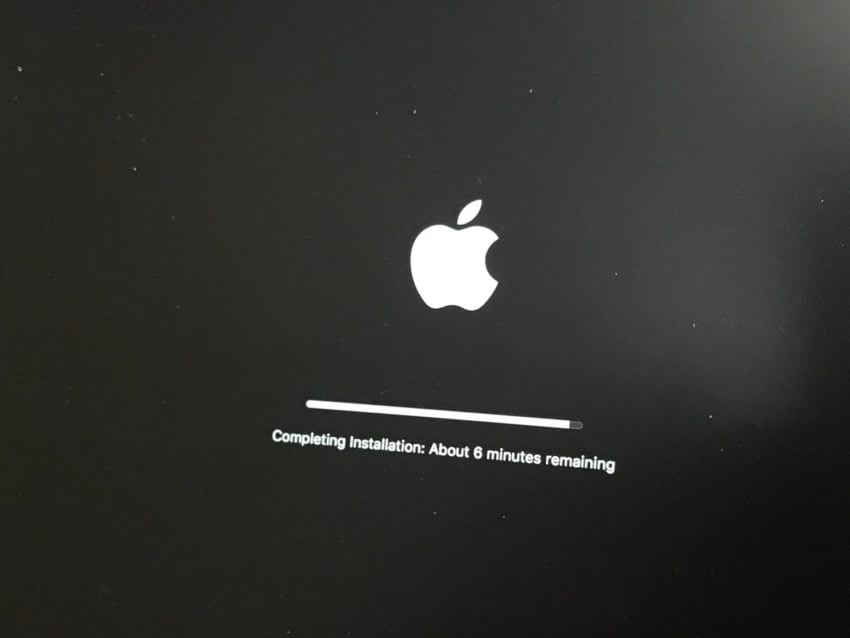 This is how long macOS Mojave takes to install. 