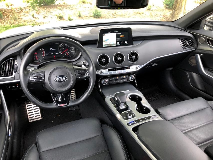 I'm a big fan of the 2018 Kia Stinger GT2 interior with Nappa leather.