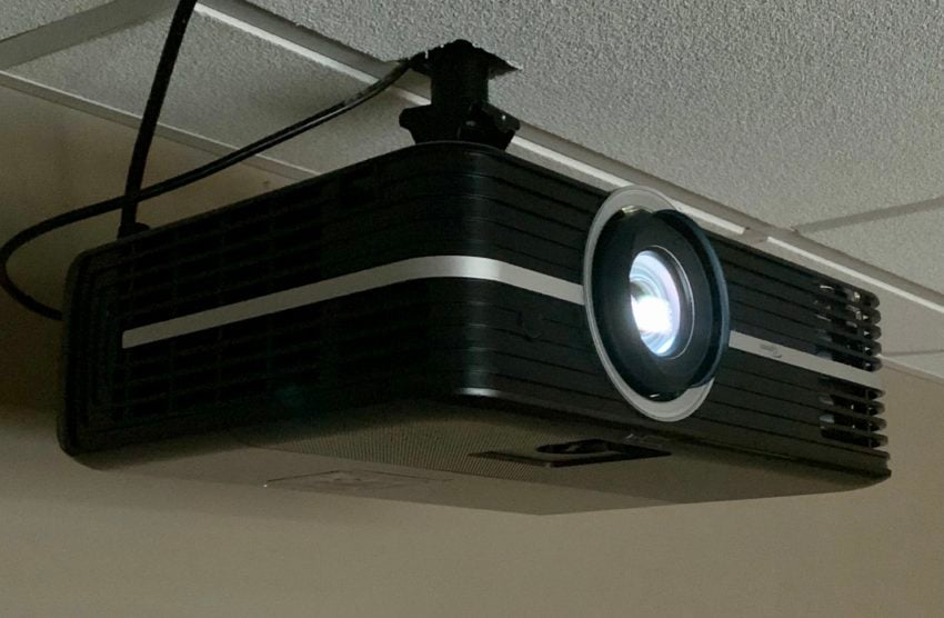 The Optoma UHD51A is a 4K projector with support for Google Assistant or Alexa.