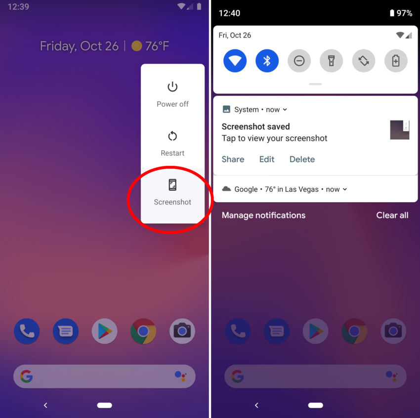 How to Take a Screenshot on the Google Pixel 3
