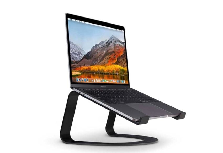 Elevate your MacBook Air to the right height with this handy stand.