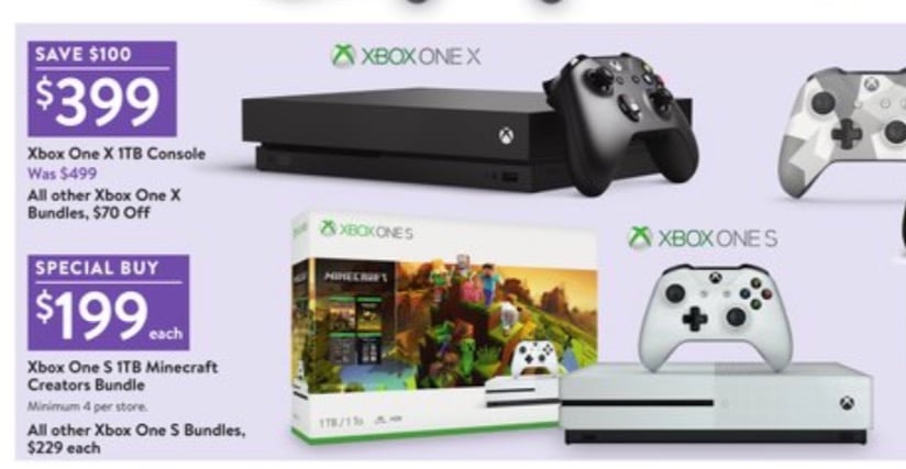 Save $100 or more with the Black Friday 2018 Xbox One deals.