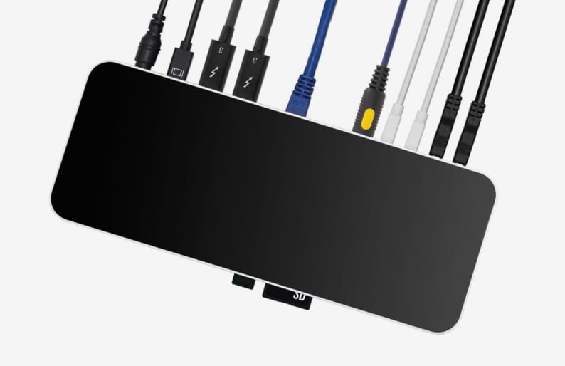 The OWC ThunderBolt 3 dock offers all the ports you need and support for multiple monitors.