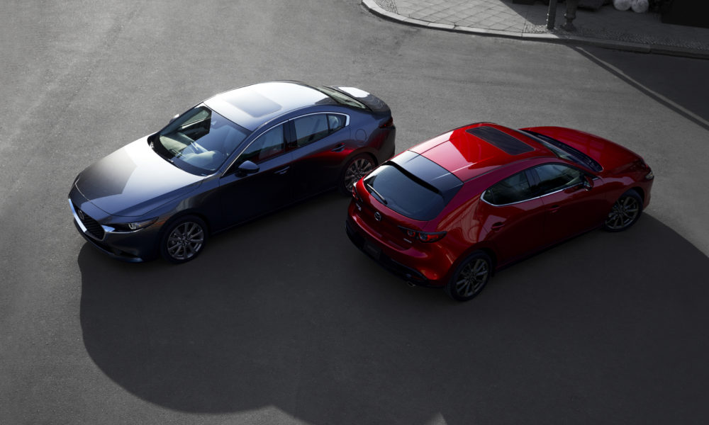 The all new 2019 Mazda 3.