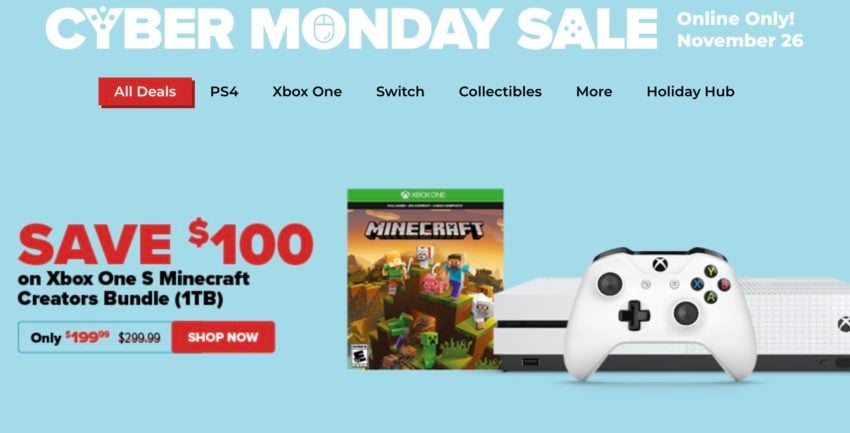 Save with GameStop's Cyber Monday deals. 