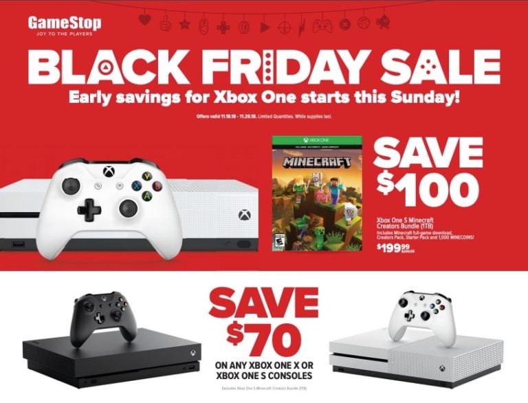 GameStop Black Friday Ad Save 70 to 100 on Xbox One & PS4 + Huge