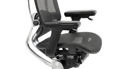 The NeueChair Silver features a new way to control your chair.