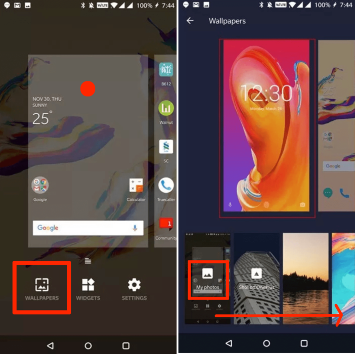 How to Change the OnePlus 6T Lockscreen & Wallpaper