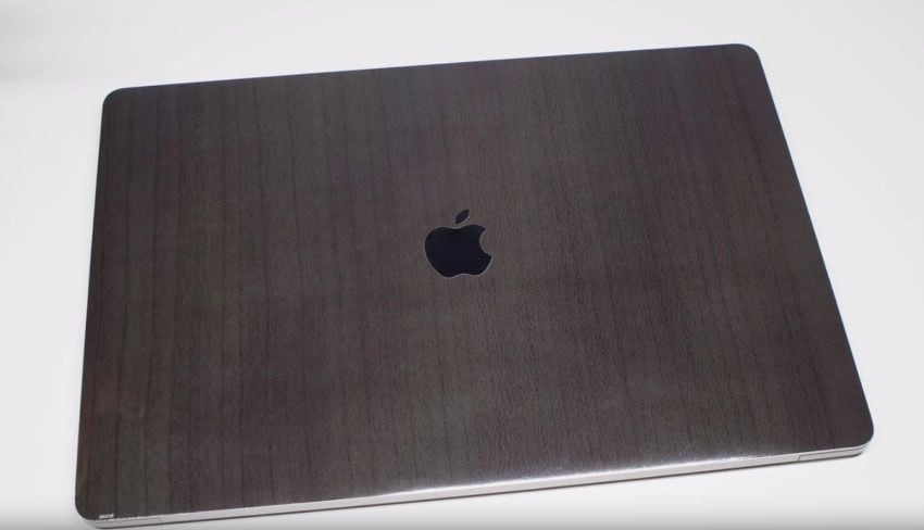 The Skinit MacBook Pro skin fits perfectly and is available in a range of colors and designs.