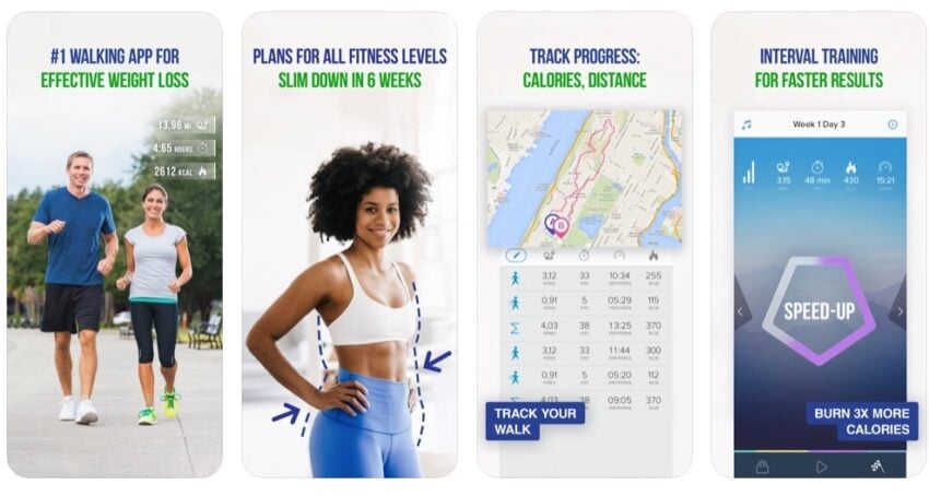 This workout app helps you lose weight by walking.
