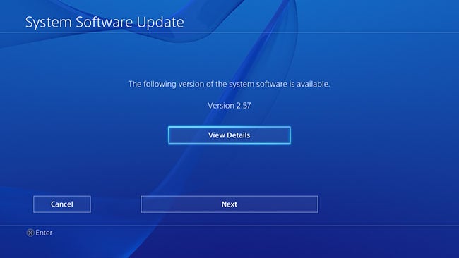 Install PS4 updates now. 