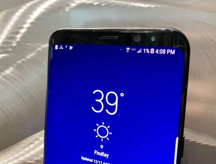 My Samsung Galaxy S8+ looking like new after a $29 screen repair from Verizon. 