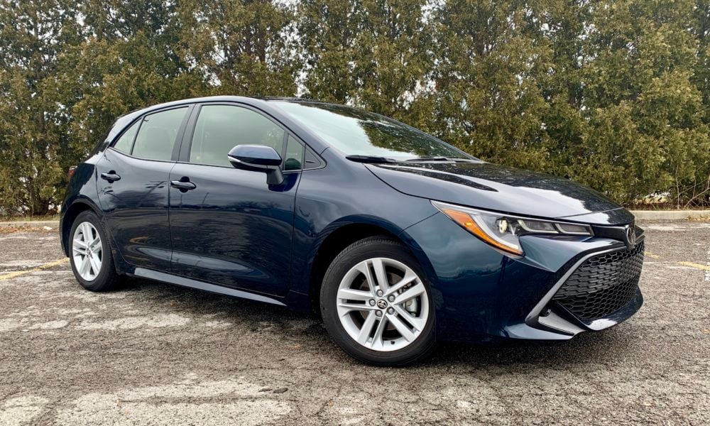 The 2019 Corolla Hatchback is stylish and just the right amount of sporty.