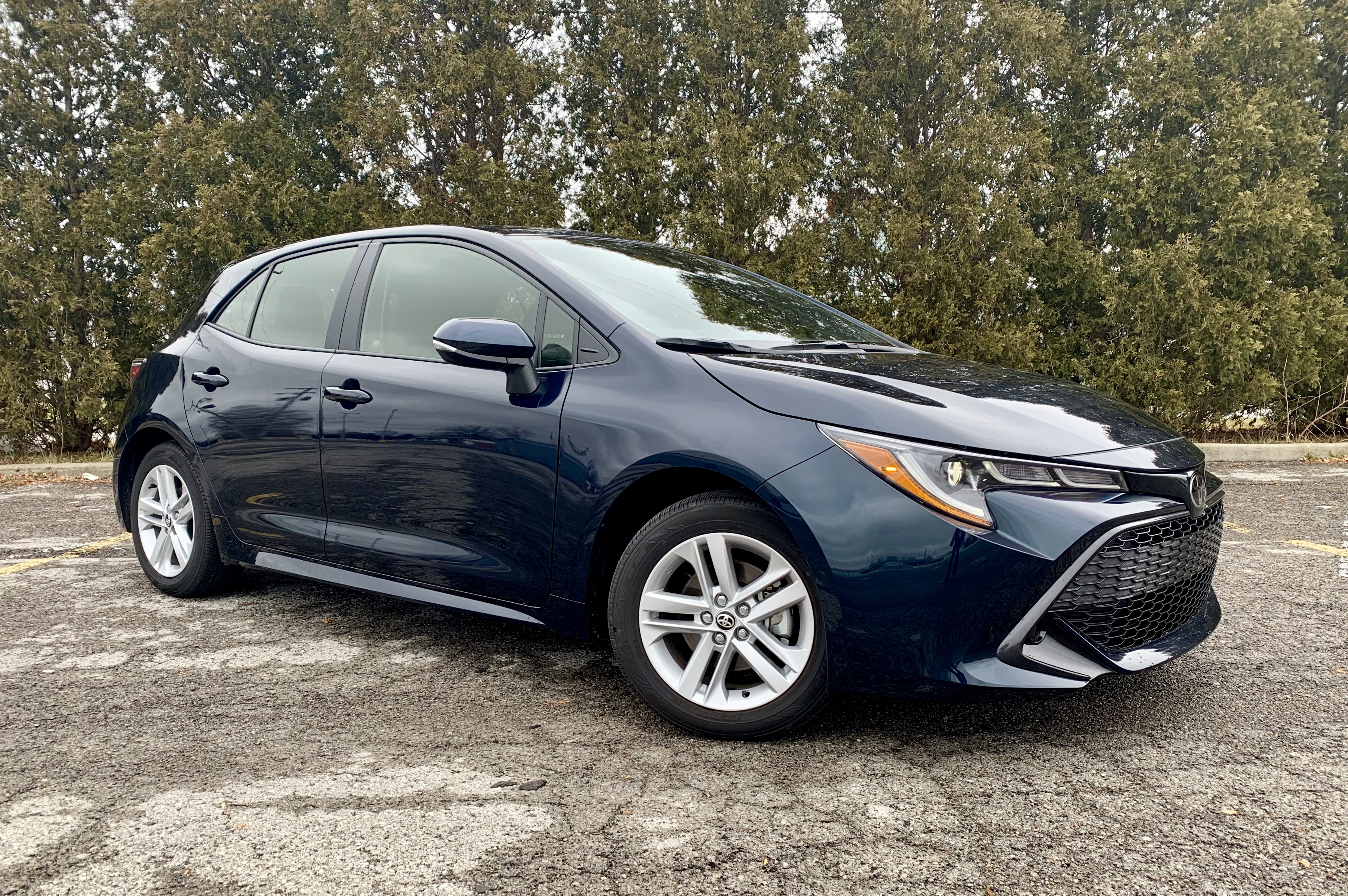 The 2019 Corolla Hatchback is stylish and just the right amount of sporty.