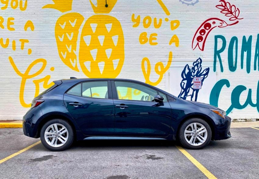 The 2019 Corolla Hatchback handles well, but it isn't as fun to drive as the competition.