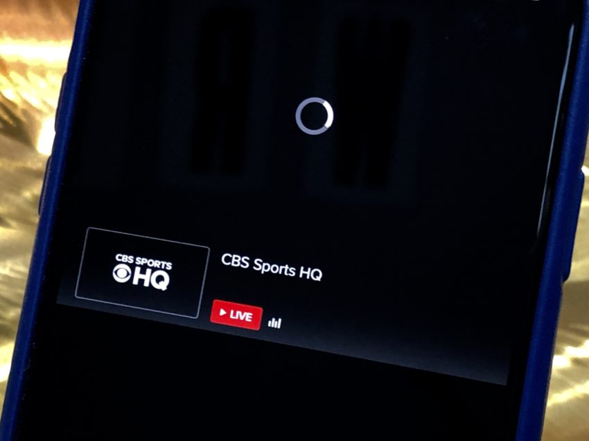 Is CBS Sports app down?