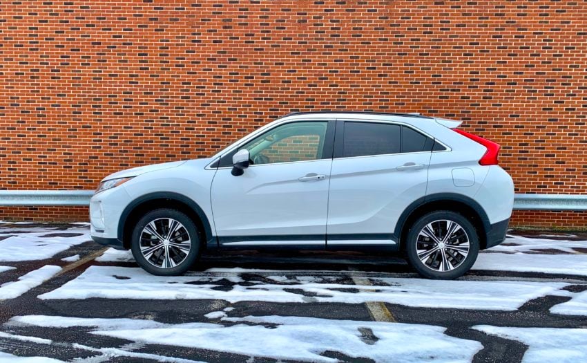 The 2019 Eclipse Cross handles snow with ease thanks to S-AWC. 