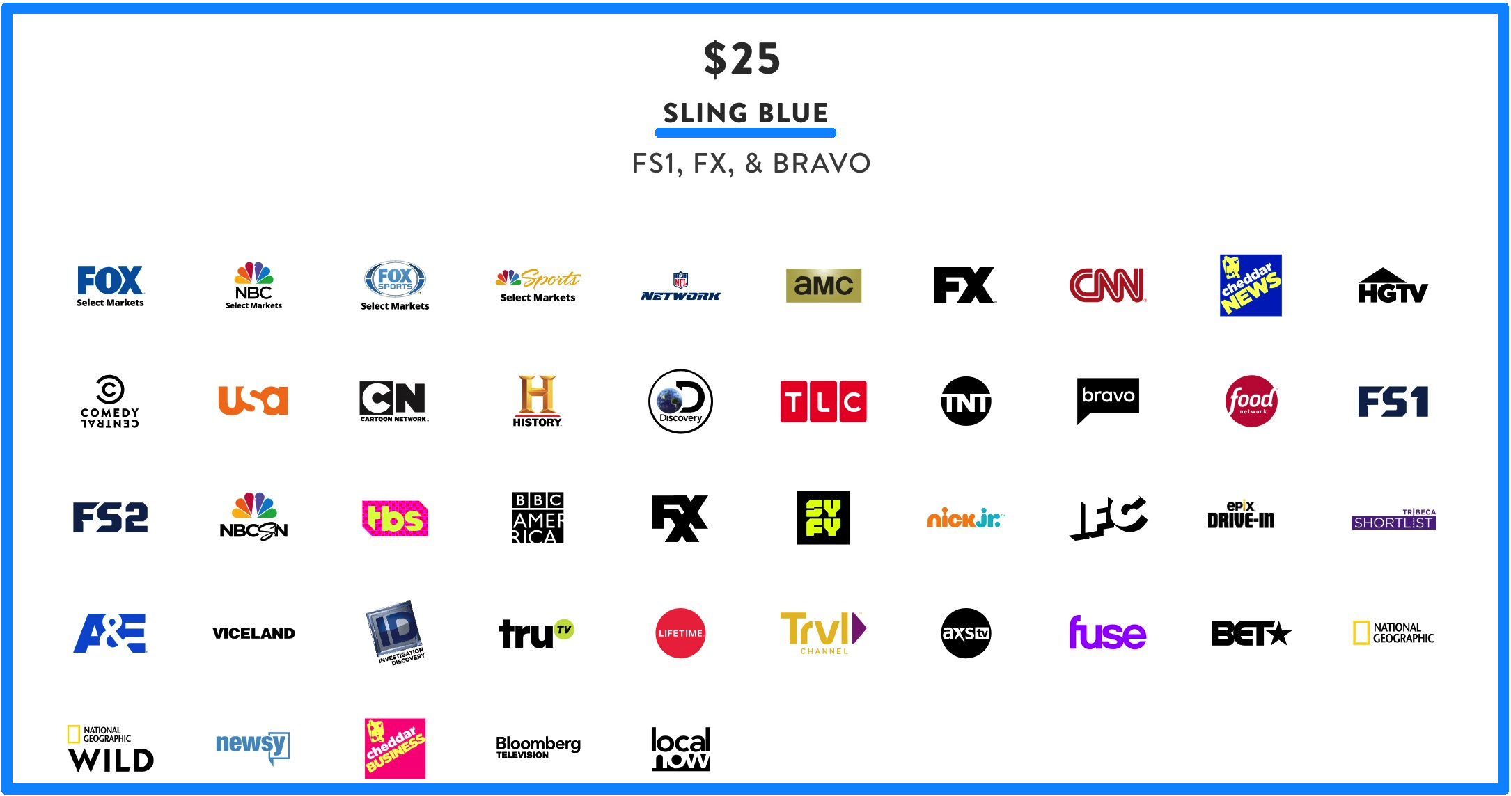 sling tv channels sling tv channels