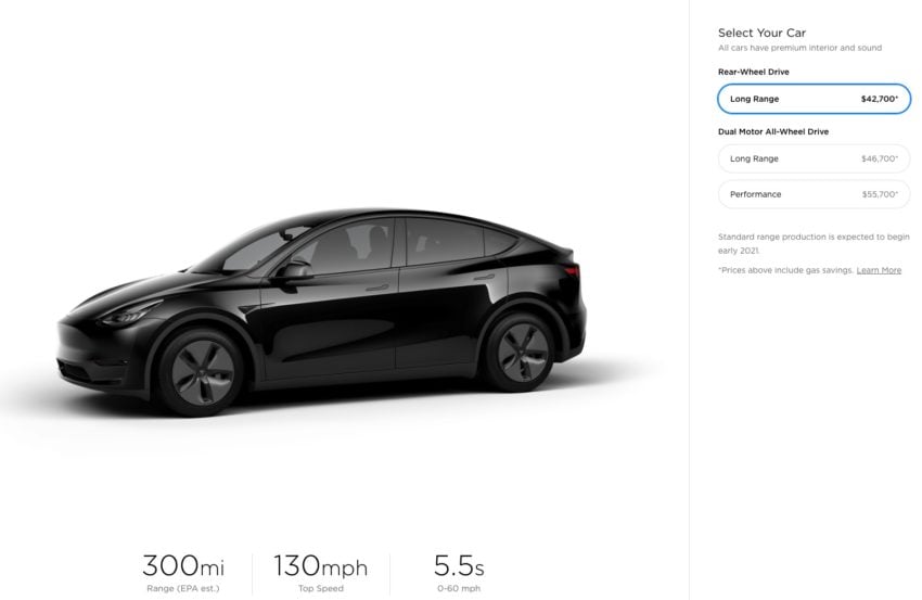 Model Y pricing revealed with a $39,000 starting price and $8,000 in options.