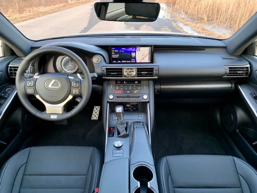 Lexus' material choice and interior design is spot on.