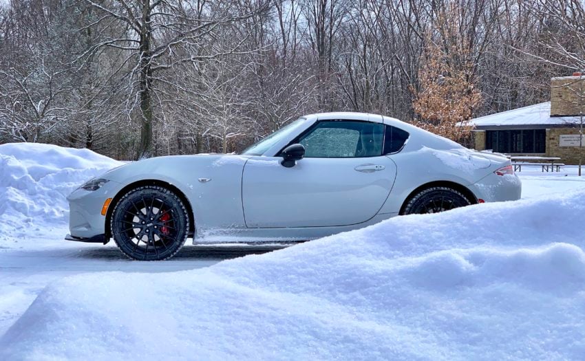 Classic Miata Style with a hardtop twist.