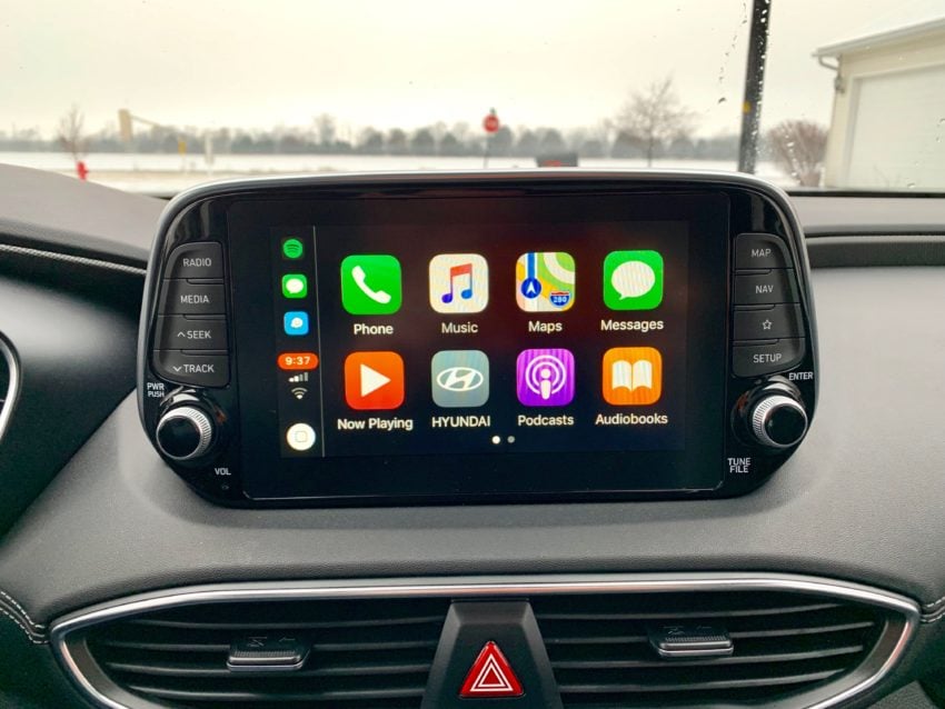 Android Auto and Apple CarPlay are standard.