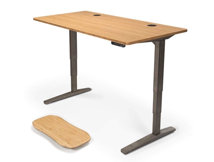 The Uplift standing desk comes with an optional Motion X board. 