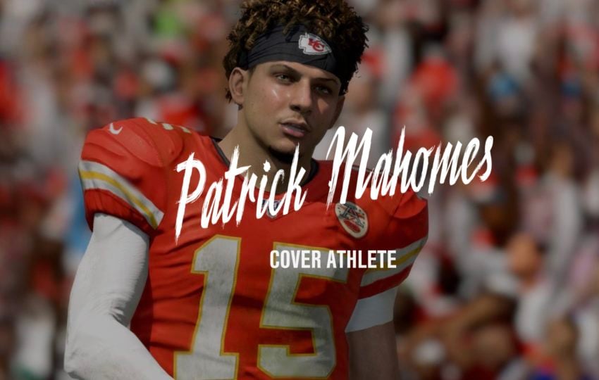 Patrick Mahomes is on the cover of Madden 20. 