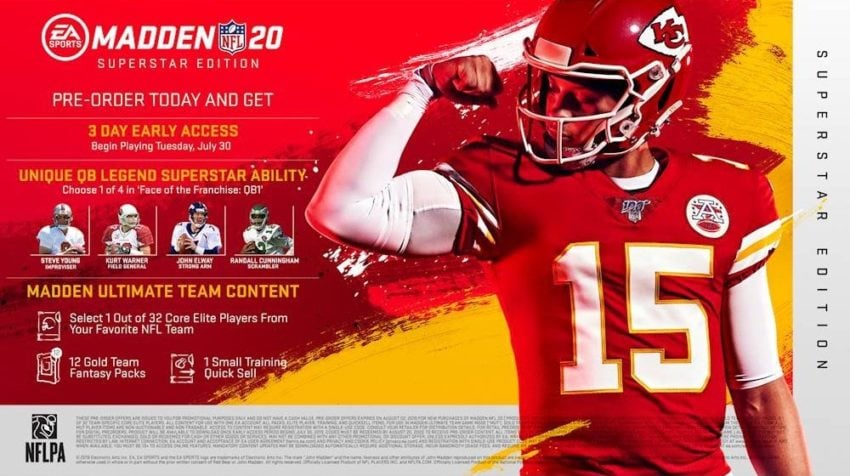 What you get with the standard Madden 20 Superstar edition. 