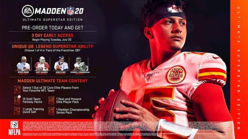 What you get with the standard Madden 20 Ultimate Superstar edition. 