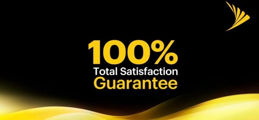 What do you get with Sprint's 100% Total Satisfaction Guarantee.