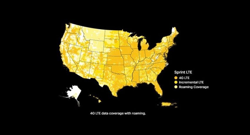 Sprint coverage and speeds are better than in 2018.