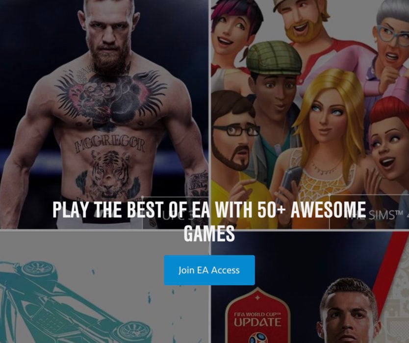 Play over 50 games with EA Access n PS4. Play over 50 games with EA Access n PS4. 