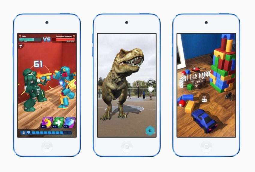 Augmented Reality support is the biggest new iPod Touch feature. 