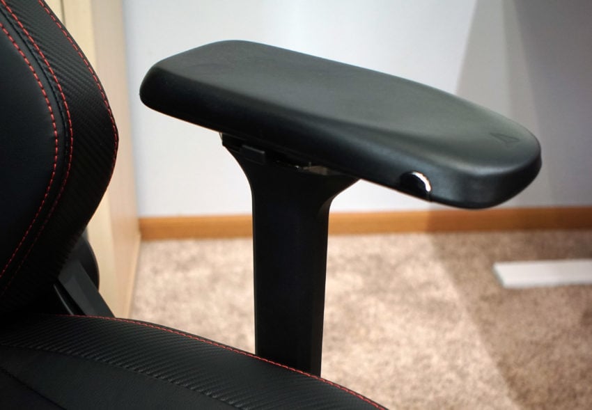 The new armrests improve the comfort and overall build quality of the new Titan. 