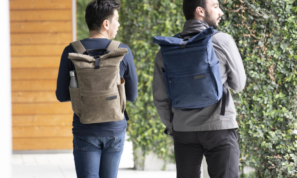 The WaterField Tech Rollup bag is versatile and includes an easy to access laptop compartment.