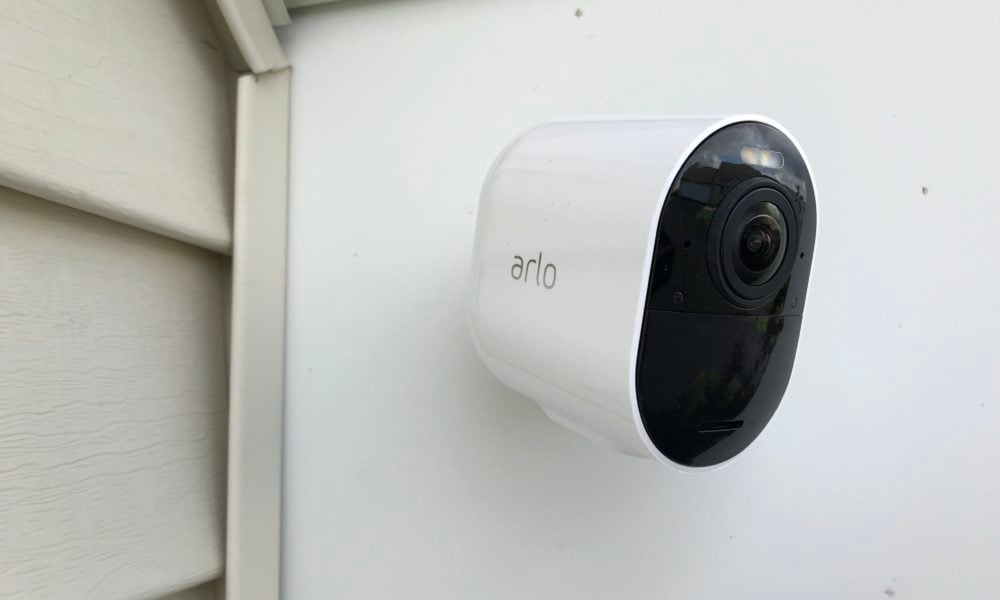 The Arlo Ultra looks nice and is weather resistant.