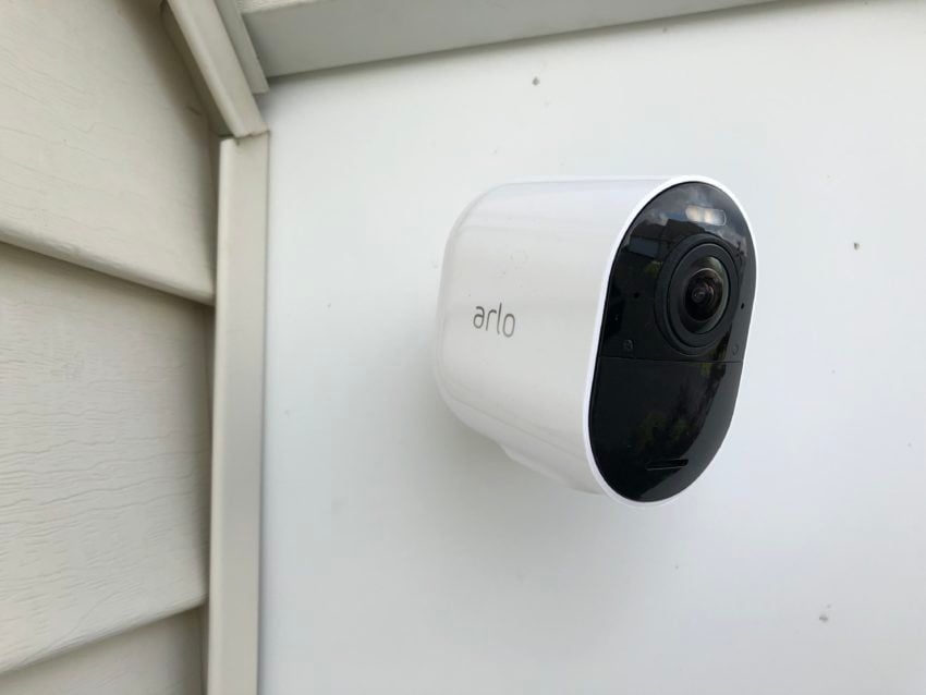 The Arlo Ultra looks nice and is weather resistant. 