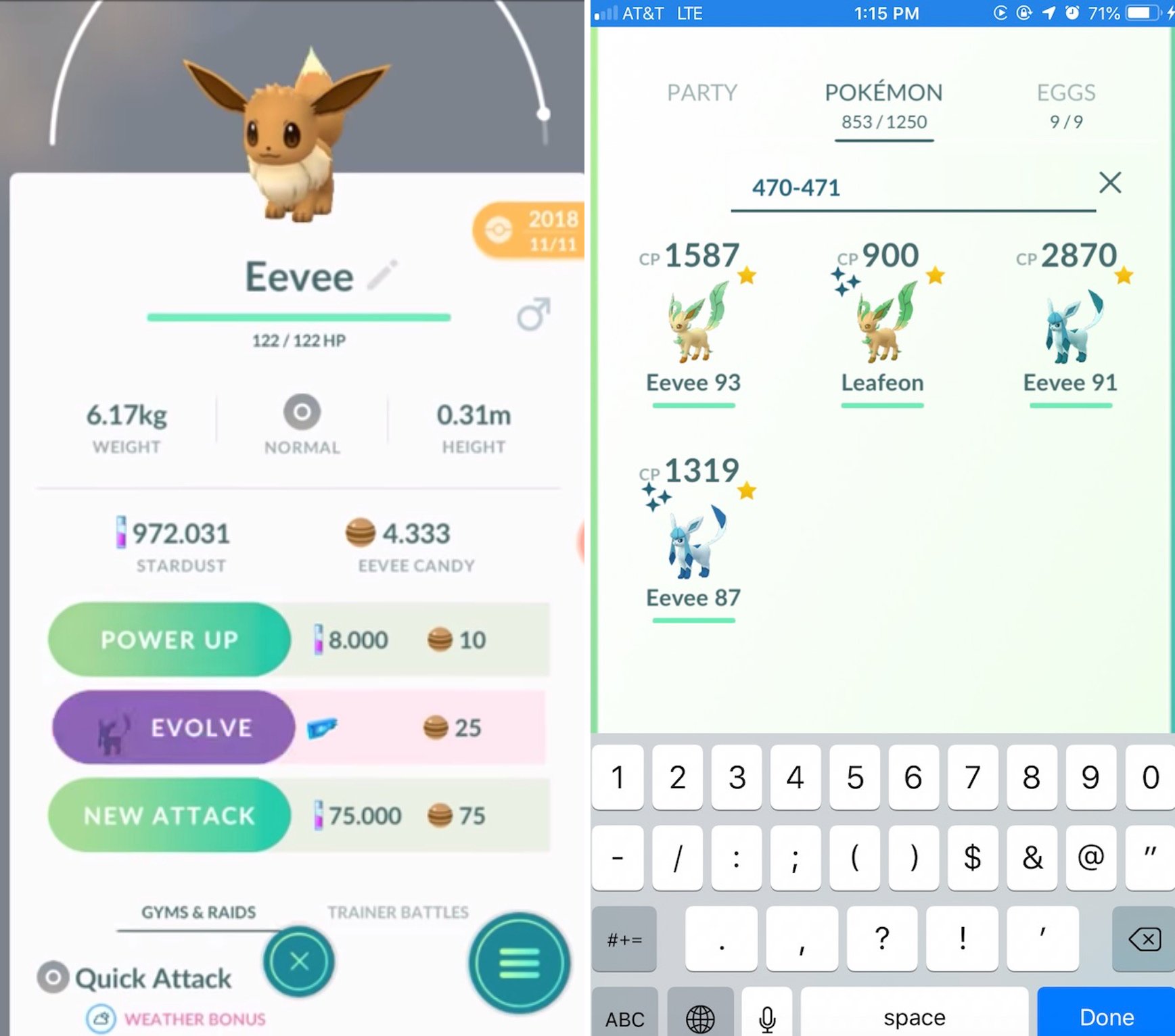 How To Evolve Eevee Into Glaceon Or Leafeon In Pokemon Go