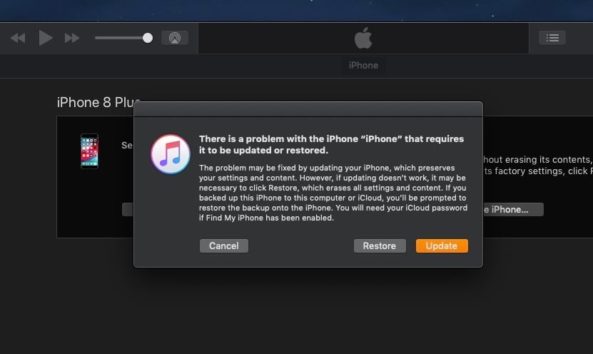 Choose to Restore to install the current non beta iOS release.