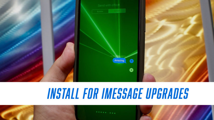 Install for Updated Messages Updates