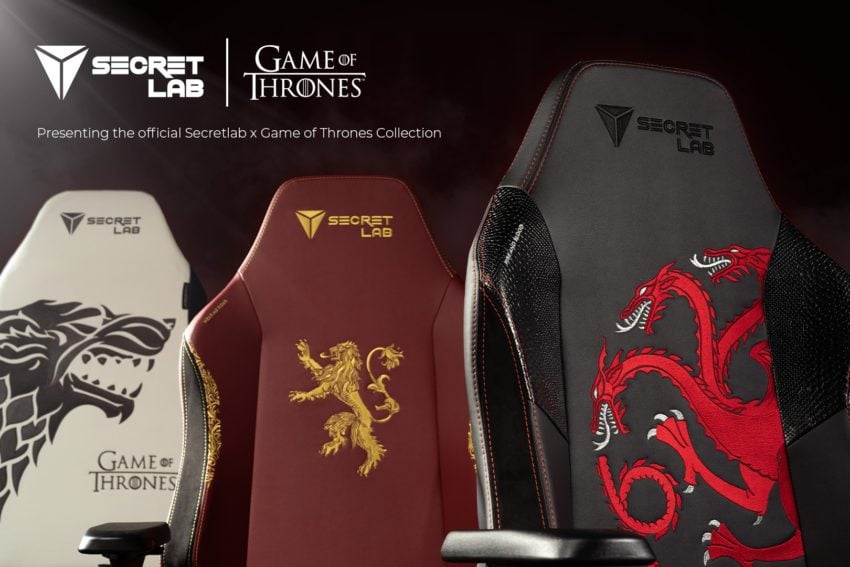 Get a limited edition Secretlab x Game of Thrones gaming chair.