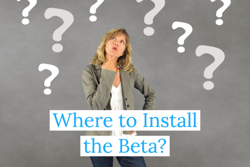 Decide Where You Are Installing