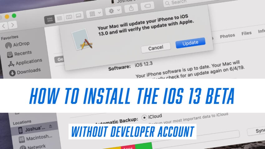 Learn how to install the IOS 13 beta on iPhone or iPad.